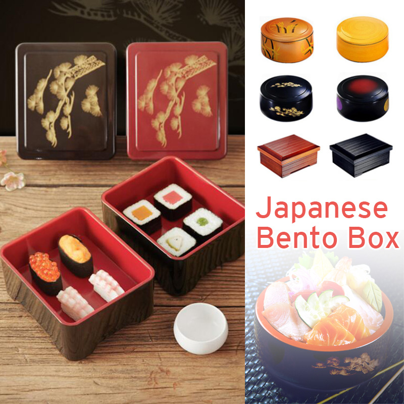Food Snacks Catering - Estilo japonês caixas bento resina caixa