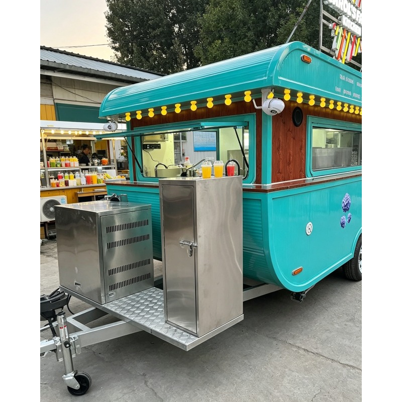 Food Snacks Catering - Carrinho de Comida Móvel para Feira