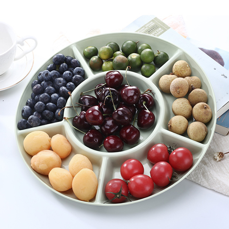 Food Platter Snacks - Bandeja do armazenamento do alimento do