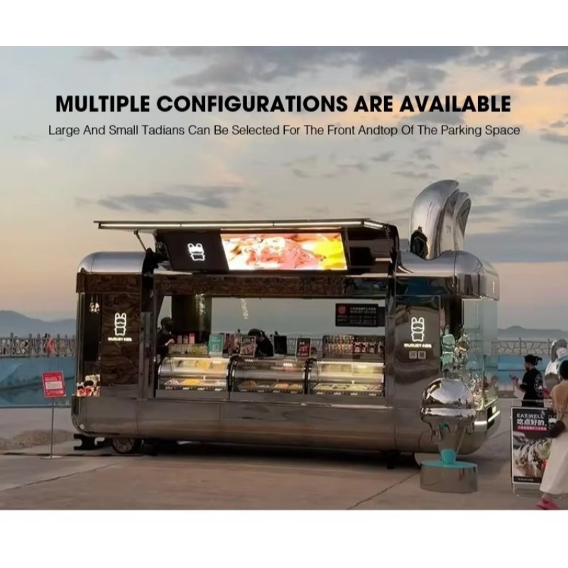 Food Snacks Catering - Quiosque de Comida Totalmente Equipado, Novo