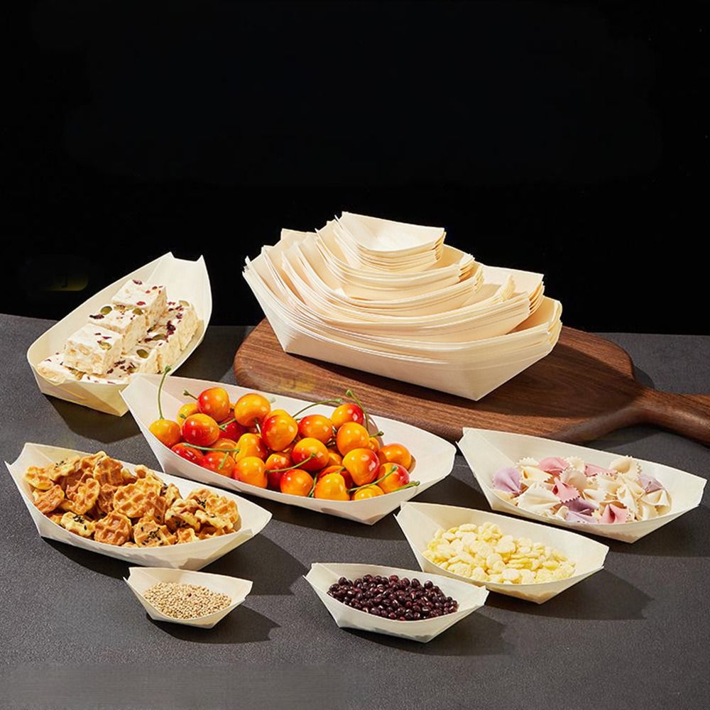 Food In Japanese Snacks - 50 pçs multi-tamanho descartável placa de