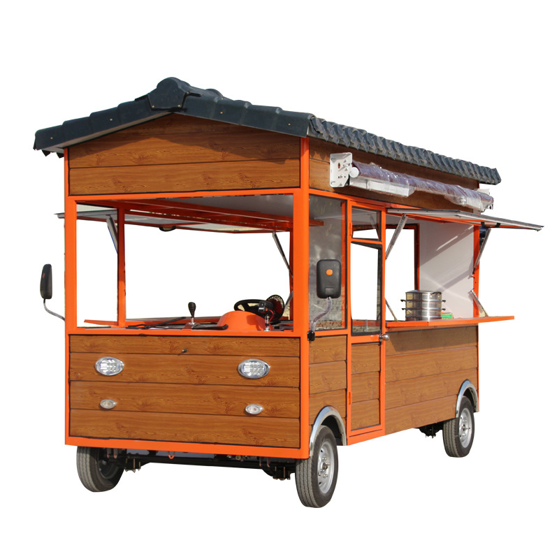 Food Snacks Catering - Caminhão de Comida Rápida Elétrico Comercial