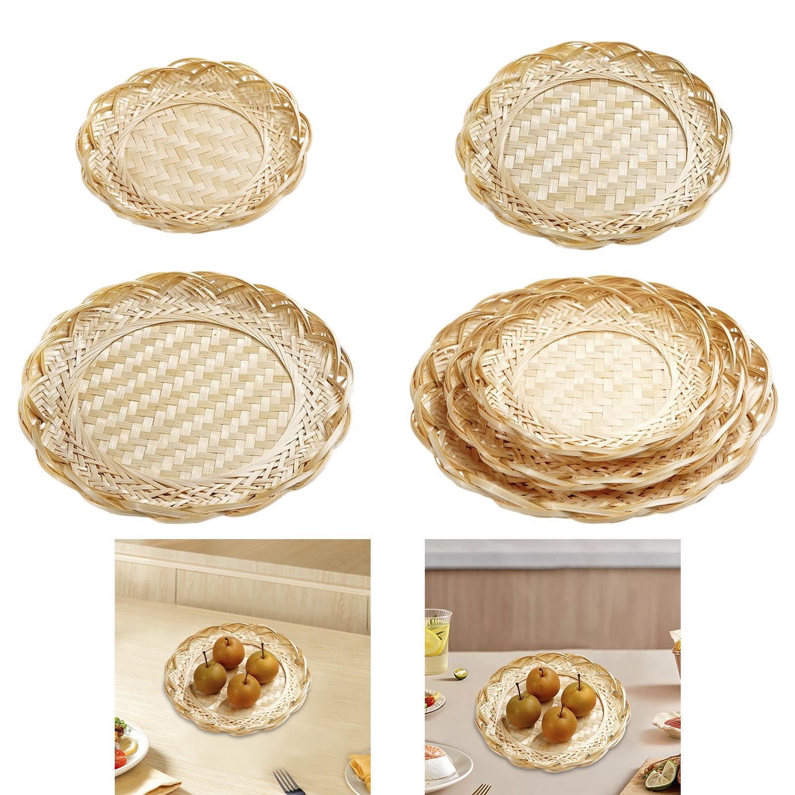 Cesta de Bambu para Armazename - Food Platter Snacks avaliação e preço
