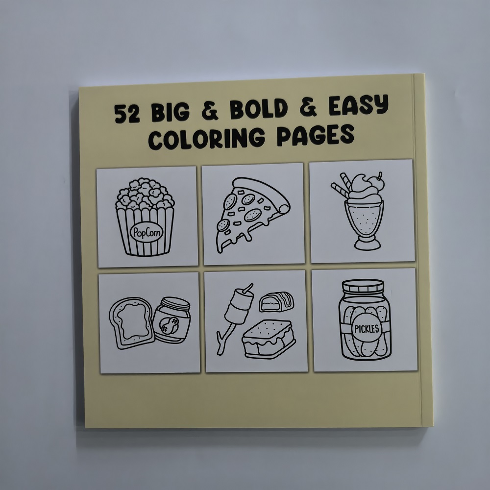 Livro para colorir de alimento - Food Y Snacks Coloring Book avaliação e preço