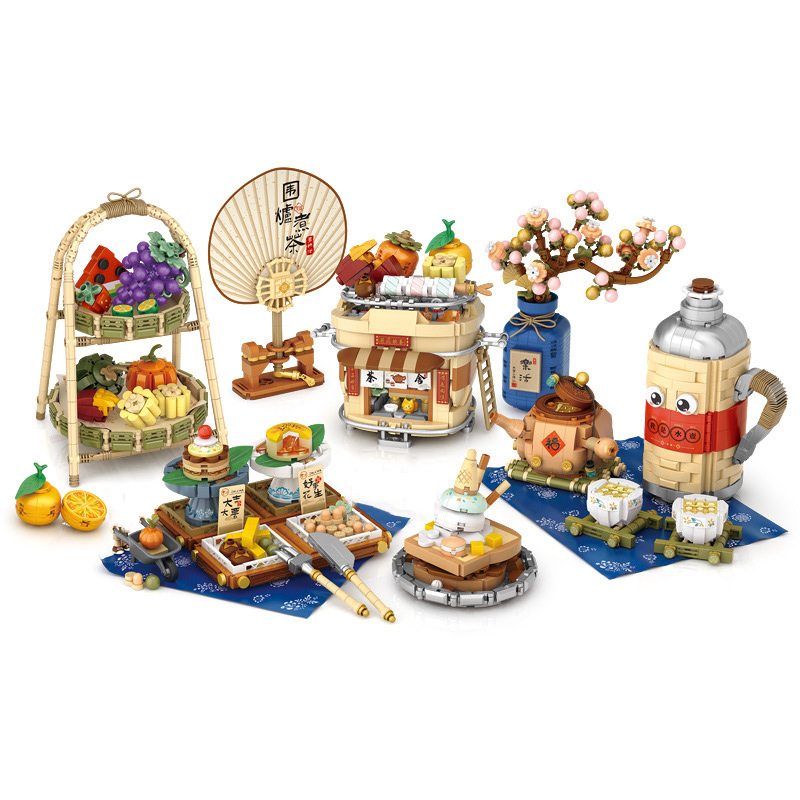 Mini Blocos de Montar de Comid - Food Snacks To Eat avaliação e preço