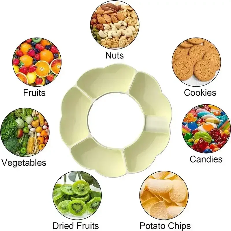 Reutilizável Silicone Snack Pl - Food Platter Snacks avaliação e preço