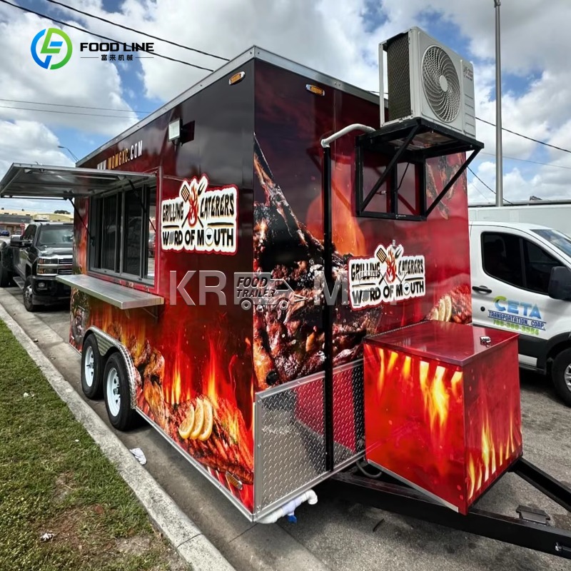 Carrinho de reboque de comida  - Food Snacks Catering avaliação e preço