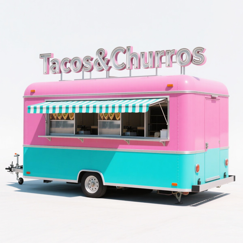 Carrinho de Comida Móvel para  - Food Snacks Catering avaliação e preço