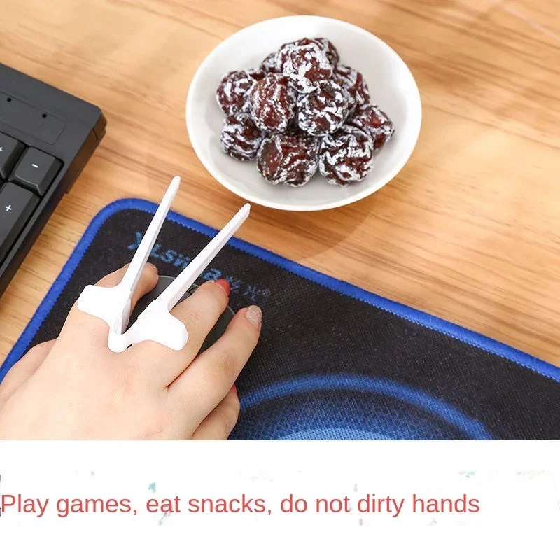 Pinças de Plástico para Comida - Food Snacks To Eat avaliação e preço
