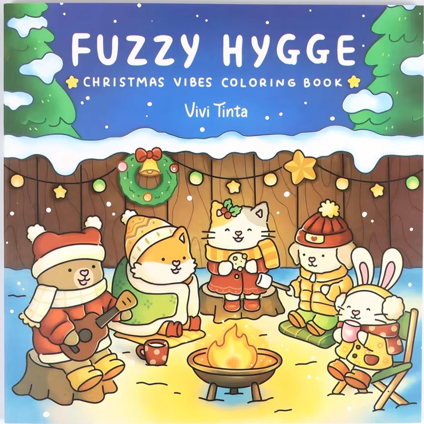 Livro de colorir de Natal Fuzz - Food Y Snacks Coloring Book avaliação e preço