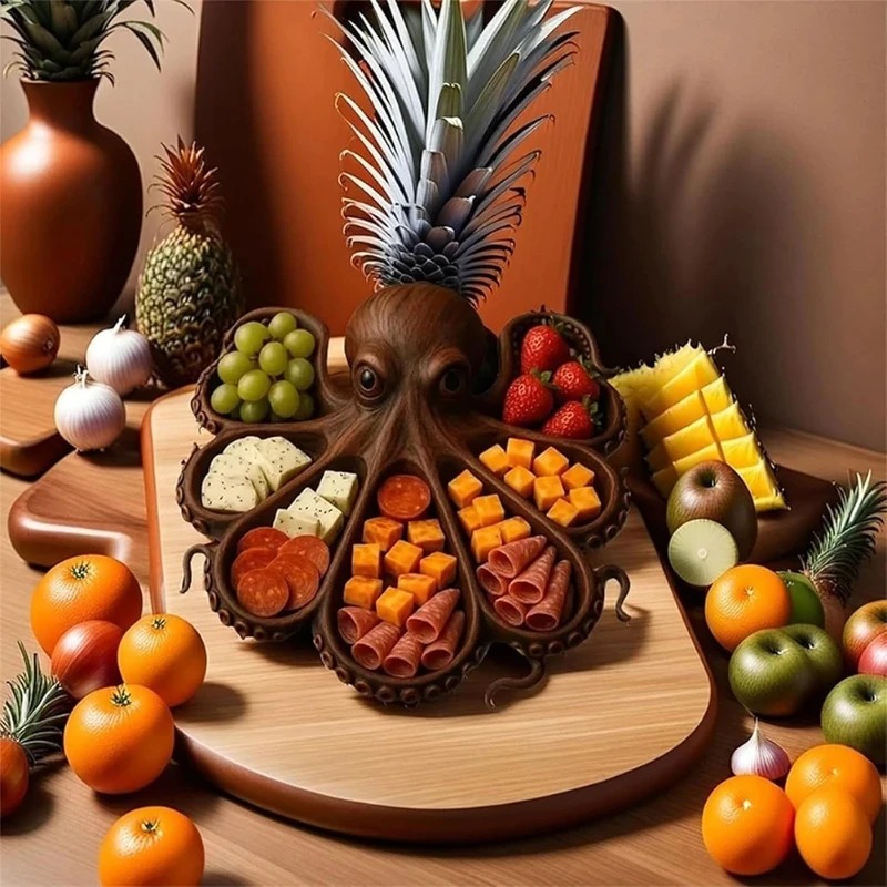 Bandeja de madeira para servir - Food Platter Snacks avaliação e preço