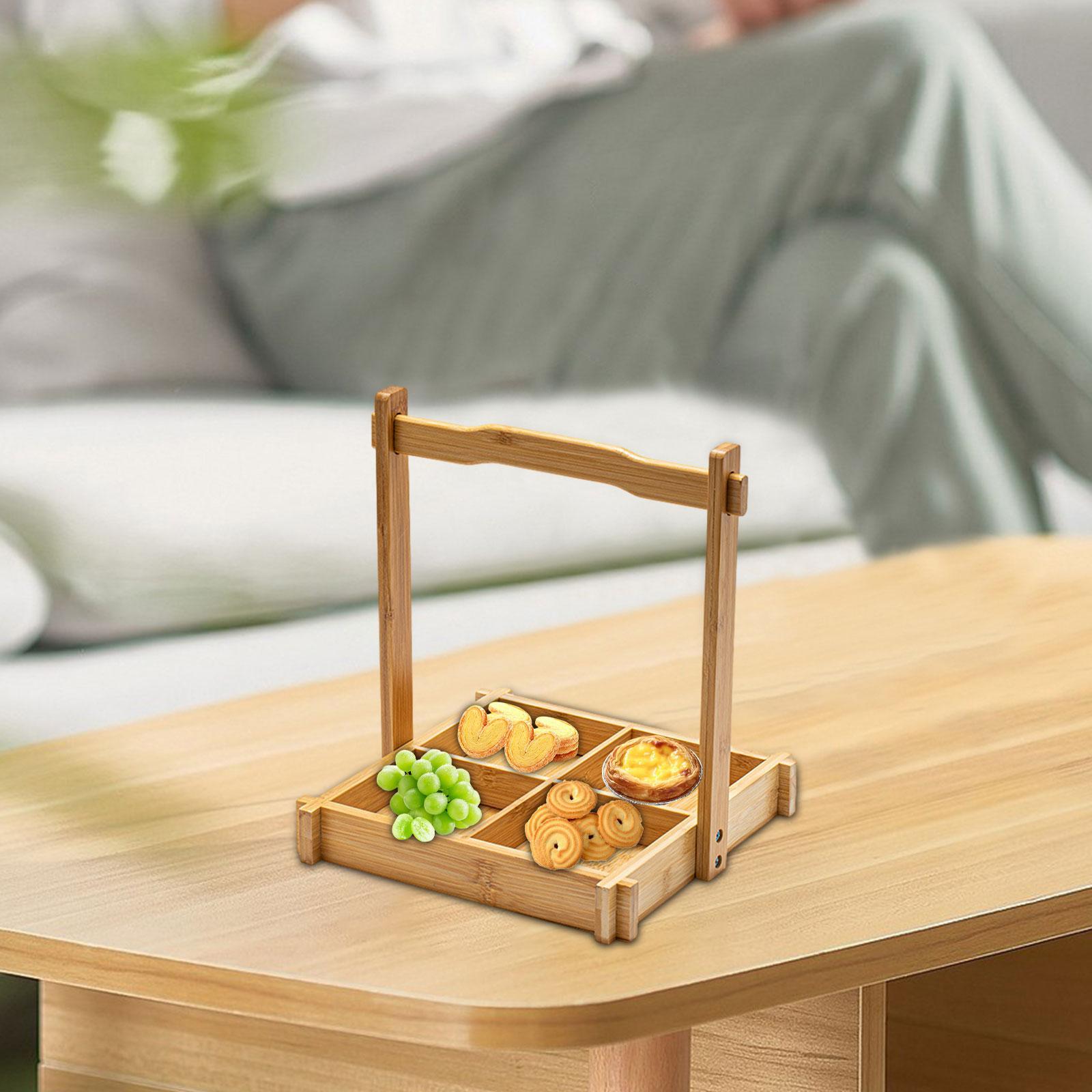 Bandeja de bambu para servir n - Food Platter Snacks avaliação e preço