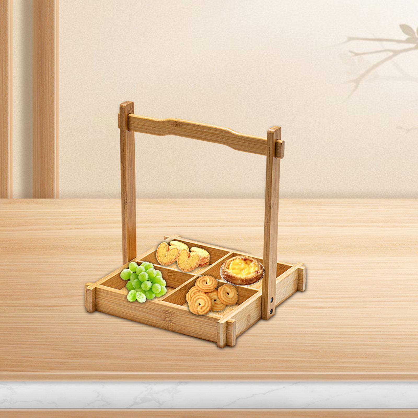 Bandeja de bambu para servir n - Food Platter Snacks avaliação e preço